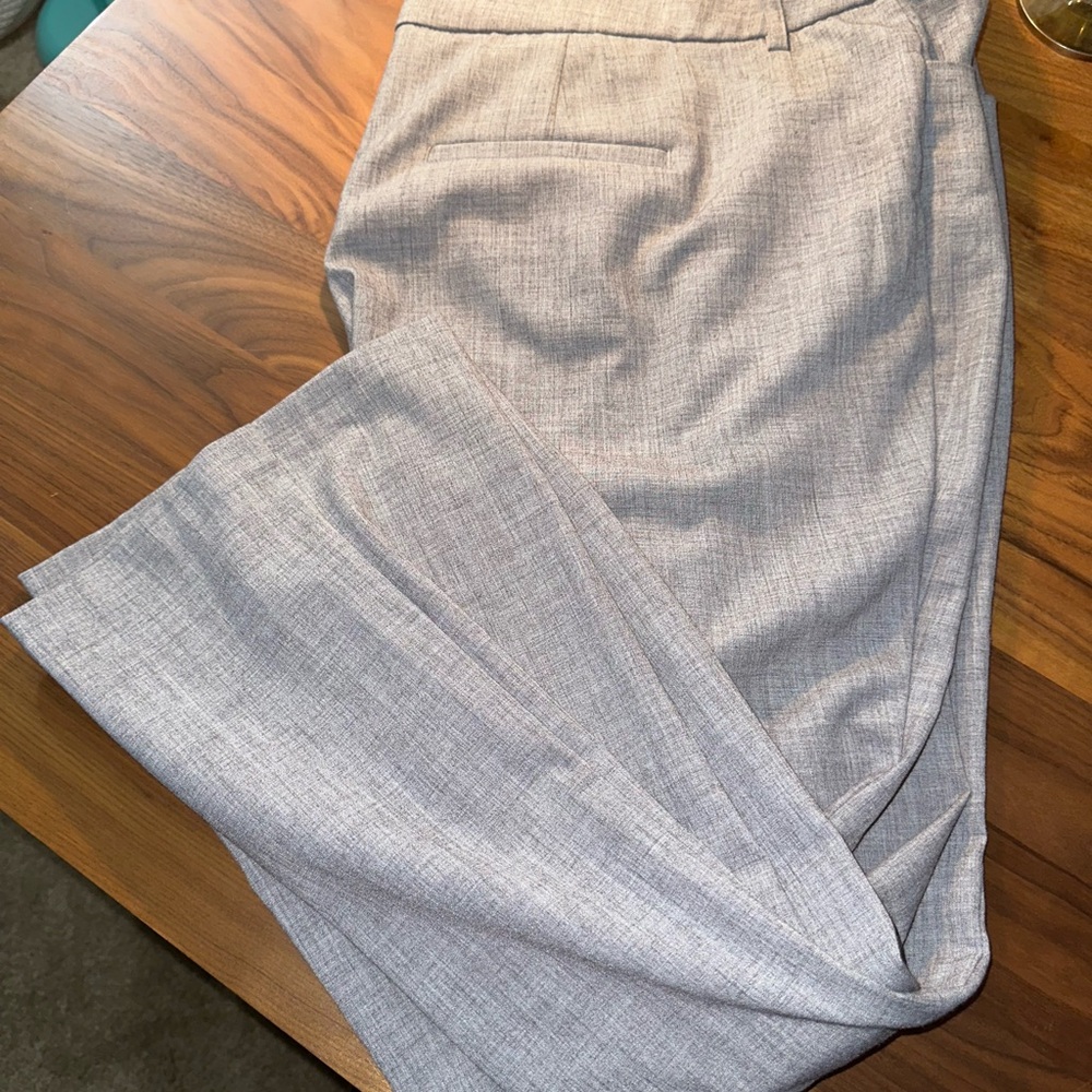 Nine West Women's Light Gray Straight-Leg Dress Trousers - Picture 5 of 5